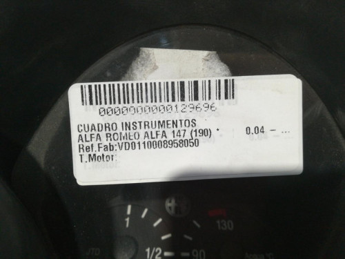  CUADRO INSTRUMENTOS, , 