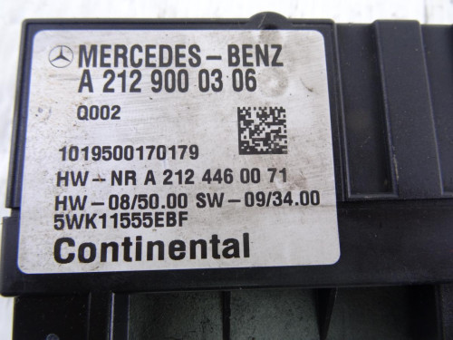  MODULO ELECTRONICO MERCEDES-BENZ CLASE E (BM 212) LIM. 