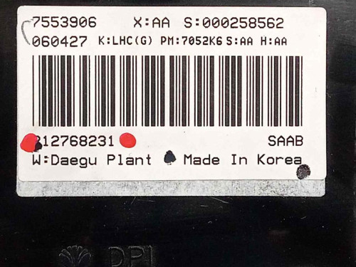  CUADRO INSTRUMENTOS, SAAB, 9-3 BERLINA 