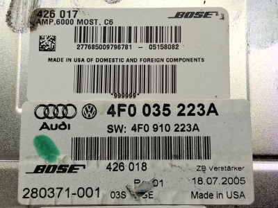MODULO ELECTRONICO, AUDI, A6 AVANT (4F5)