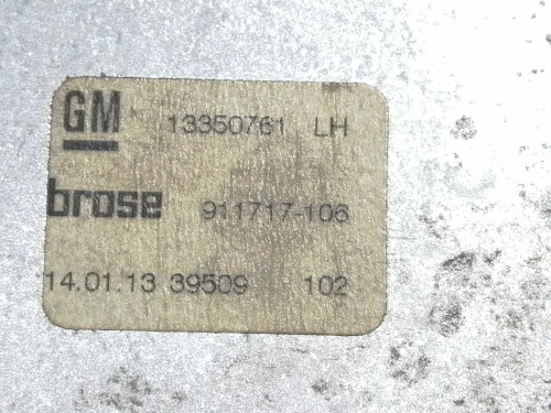  ELEVALUNAS TRASERO IZQUIERDO OPEL ASTRA J BERLINA 5P 