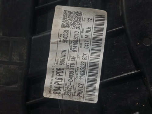  ELEVALUNAS TRASERO IZQUIERDO, HYUNDAI, I30 (PD) 