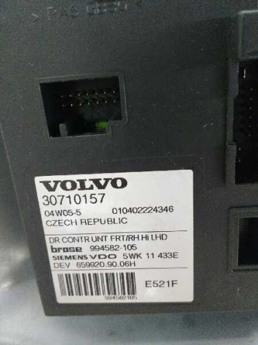  ELEVALUNAS DELANTERO DERECHO VOLVO S40 BERLINA 