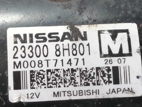  MOTOR ARRANQUE NISSAN ALMERA TINO (V10M) 