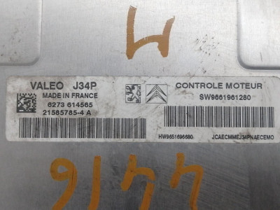 CENTRALITA MOTOR UCE, CITROEN, C3