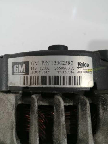 ALTERNADOR OPEL INSIGNIA BERLINA 
