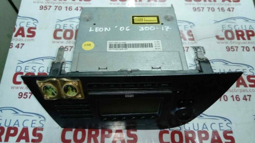 SISTEMA AUDIO / RADIO CD Seat LEON (1P1) 