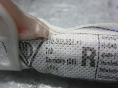 AIRBAG CORTINA DELANTERO DERECHO