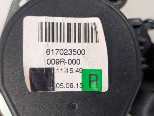 CINTURON SEGURIDAD DELANTERO DERECHO OPEL ASTRA J BERLINA 5P 