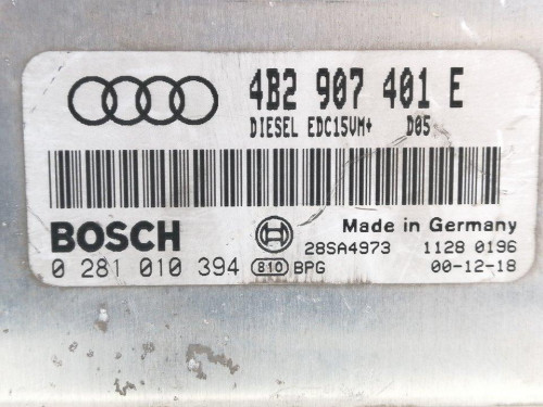  CENTRALITA MOTOR UCE AUDI A6 BERLINA (4B2) 