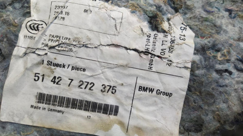 JUEGO TAPIZADOS / CARTONERAS BMW SERIE I3 (I01) 