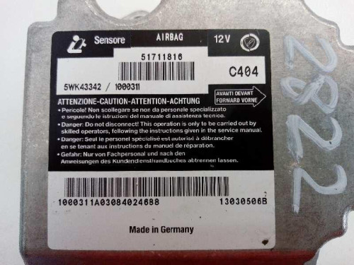  CENTRALITA AIRBAG FIAT STILO (192) 