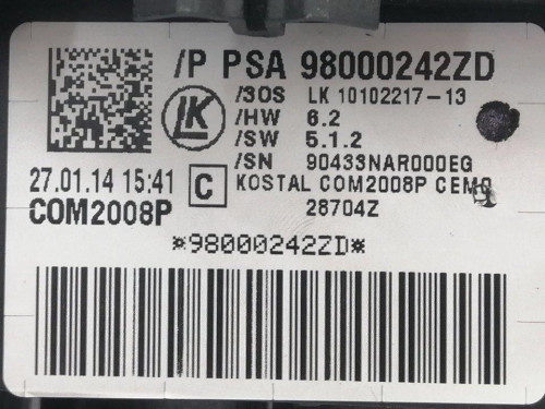  MANDO LUCES PEUGEOT 508 SW 