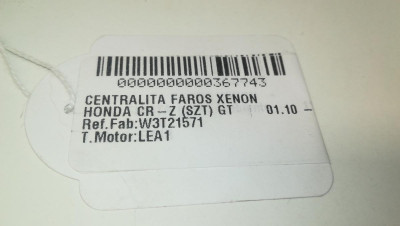 CENTRALITA FAROS XENON, HONDA, CR-Z (SZT)