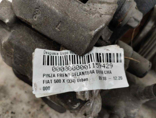 PINZA DE FRENO DELANTERA DERECHA FIAT 500X (334) 