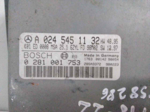 CENTRALITA MOTOR UCE Mercedes-Benz CLASE E (BM 210) BERLINA 