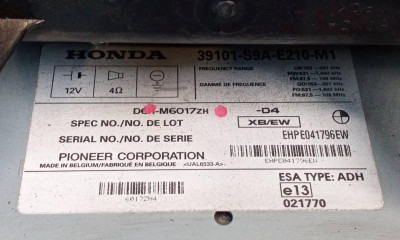 SISTEMA AUDIO / RADIO CD, HONDA, CR-V (RD8)