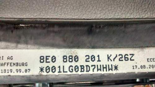  AIRBAG DELANTERO IZQUIERDO AUDI A4 AVANT (8E) 
