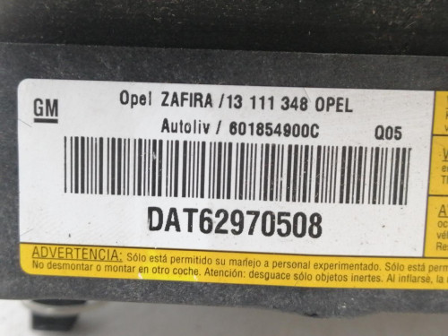  AIRBAG DELANTERO IZQUIERDO OPEL ZAFIRA B 