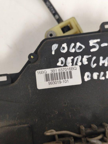  CERRADURA PUERTA DELANTERA DERECHA VOLKSWAGEN POLO IV (9N1) 