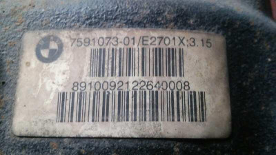 DIFERENCIAL TRASERO, BMW, SERIE 3 BERLINA (E90)