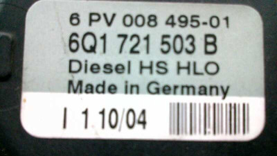 POTENCIOMETRO PEDAL, SEAT, LEON (1M1)