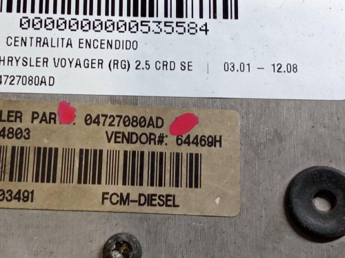  CENTRALITA ENCENDIDO CHRYSLER VOYAGER (RG) 