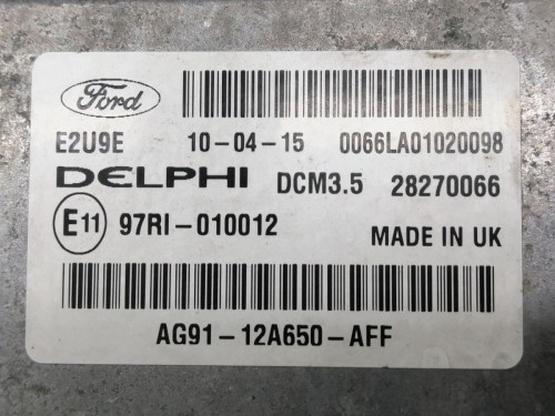  CENTRALITA MOTOR UCE, FORD, MONDEO SPORTBREAK (CA2) 