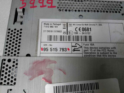 SISTEMA AUDIO / RADIO CD, OPEL, CORSA D