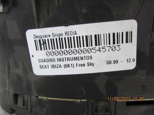  CUADRO INSTRUMENTOS SEAT IBIZA (6K1) 