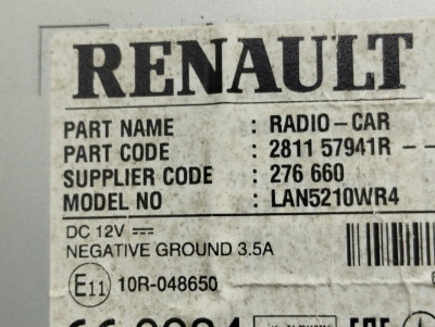 SISTEMA AUDIO / RADIO CD, RENAULT, CLIO IV