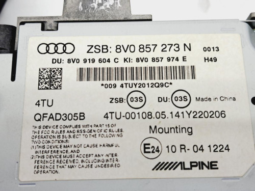 PANTALLA MULTIFUNCION AUDI A3 (8V1) 