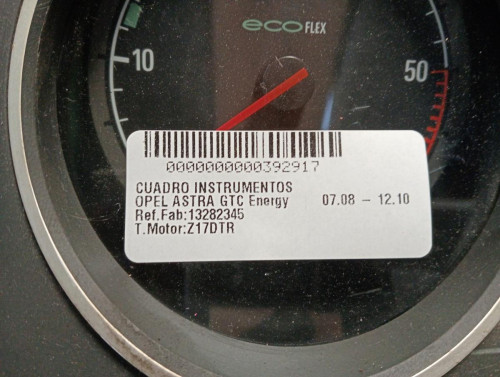  CUADRO INSTRUMENTOS Opel ASTRA H GTC 