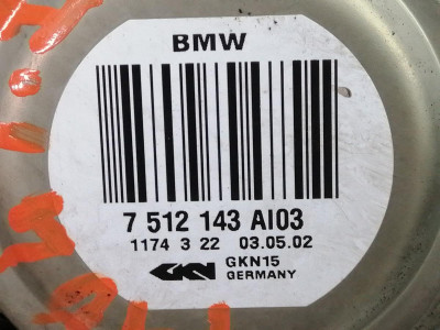 TRANSMISION TRASERA IZQUIERDA, BMW, SERIE 3 BERLINA (E46)