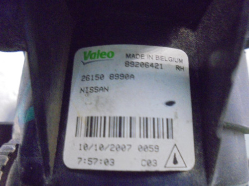  FARO ANTINIEBLA DERECHO Nissan QASHQAI (J10) 