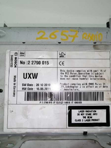  SISTEMA NAVEGACION GPS OPEL INSIGNIA BERLINA 