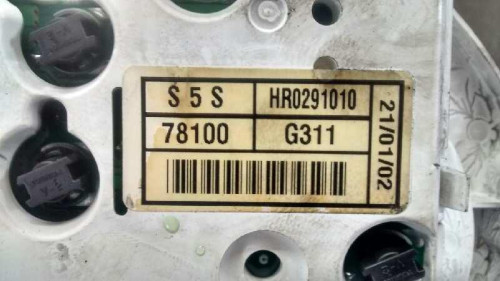  CUADRO INSTRUMENTOS HONDA CIVIC BERLINA 3 PUERTAS (EP) 