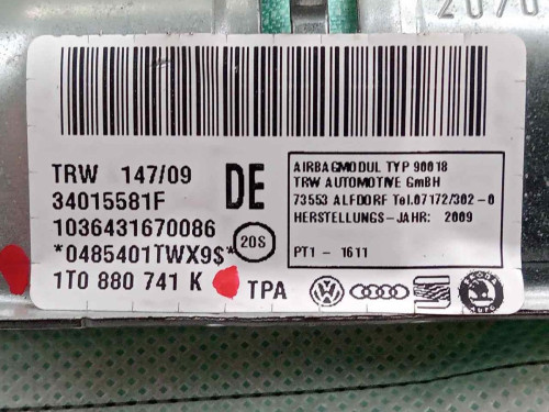  AIRBAG CORTINA DELANTERO IZQUIERDO 