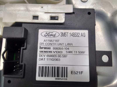 ELEVALUNAS TRASERO IZQUIERDO, FORD, FOCUS C-MAX (CAP)(2003)