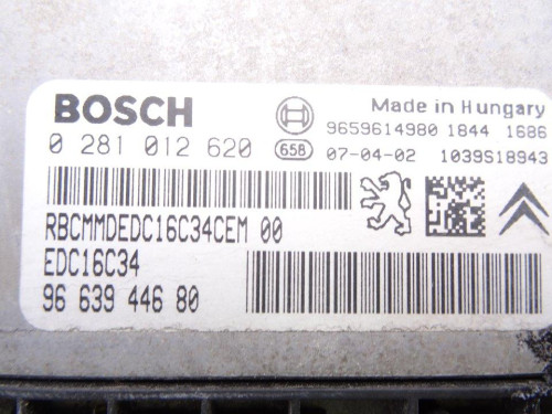  CENTRALITA MOTOR UCE, PEUGEOT, PARTNER (S2) 