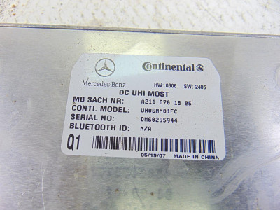 MODULO ELECTRONICO, MERCEDES-BENZ, CLASE E (BM 211) BERLINA