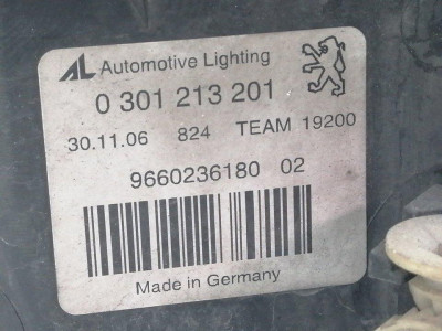 FARO IZQUIERDO, PEUGEOT, 407