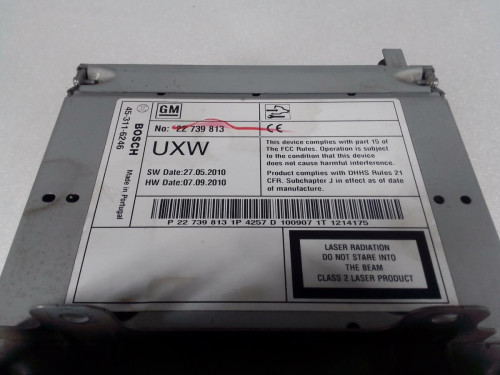  SISTEMA AUDIO / RADIO CD OPEL MERIVA B 