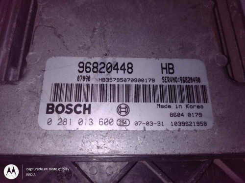  CENTRALITA MOTOR UCE CHEVROLET LACETTI 