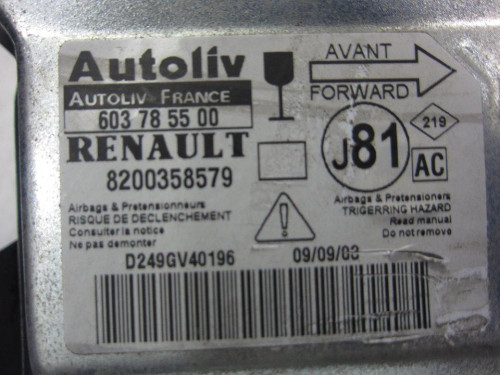  CENTRALITA AIRBAG RENAULT ESPACE IV (JK0) 