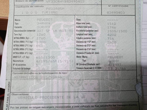  PEUGEOT 307 (S1)(04.2001) 