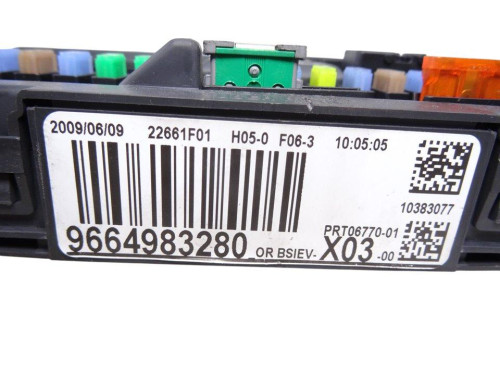 CAJA RELES / FUSIBLES, CITROEN, C3