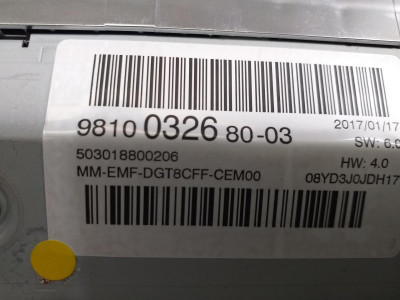 PANTALLA MULTIFUNCION, PEUGEOT, 3008