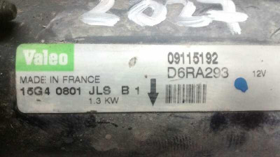 MOTOR ARRANQUE, OPEL, ASTRA H BERLINA