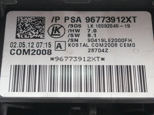  KIT AIRBAG, PEUGEOT, 3008 